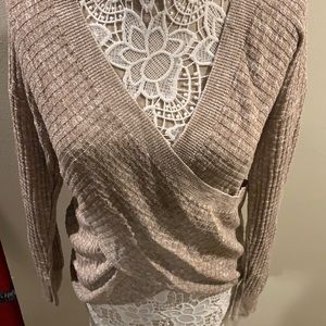 Brand New V-Neck Express Sweater